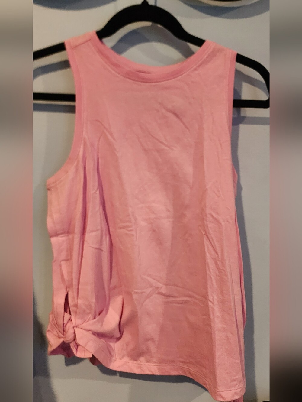 Free Assembly Lavender Sleeveless Knot-Accents Tank Top Size XXL